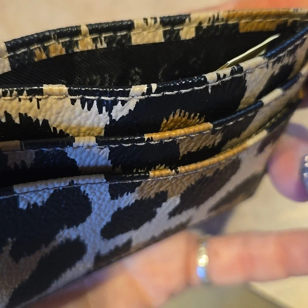 Kate Spade Schuyler Leopard Print Small Slim Card Holder - Picture 3 of 5